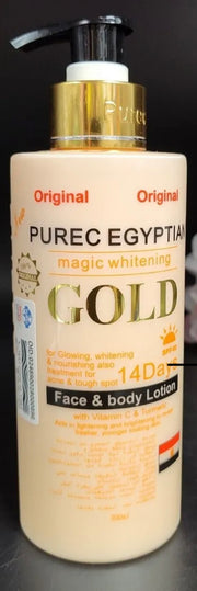 X1 bottle PureC Egyptian Gold  firming body lotion 300mlx 1 Vit.C & Tumeric