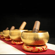 1pc Music Bowl Yoga Meditation Bronze Chime Buddha Utensil Chanting Bowl