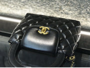 Chanel Mini Nano Kelly Bag - Black with Gold 24*6 18cm