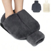Cozy For Foot Warmer Bag with Soft Cover 2L Hot Water Bottles for Sore Feet