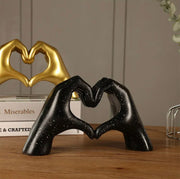 Heart Hands Sculpture | Heart Hands Decor Sculpture | LolaXclusive