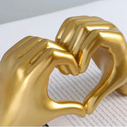 Heart Hands Sculpture | Heart Hands Decor Sculpture | LolaXclusive