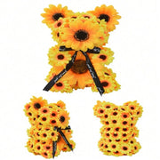 Sunflower Teddy Bear | Artificial Sunflower Teddy Bear | LolaXclusive