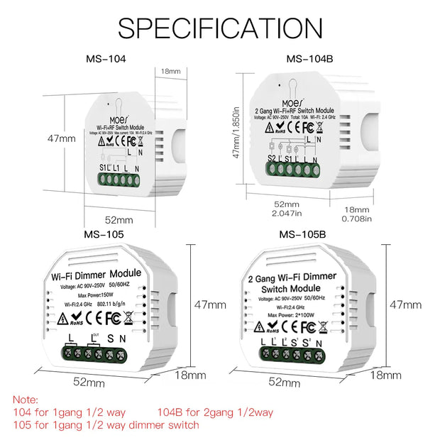 WiFi Smart Switch Module